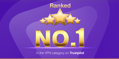 Trusting the best: PureVPN soars to No. 1 spot on Trustpilot
