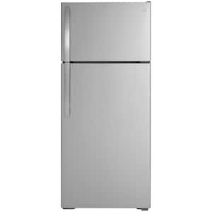 17.5 cu. ft. Top Freezer Refrigerator in Stainless Steel