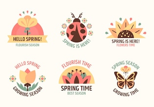 spring logos