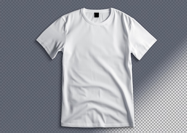 PSD gratuit tshirt blanc sur fond transparent