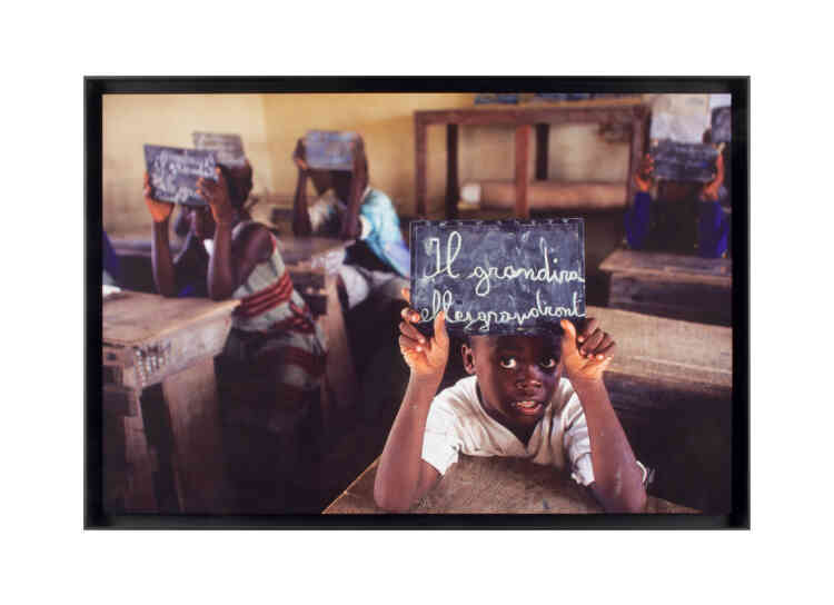 José Nicolas, « Ecole de Grand-Bassam, Côte d’Ivoire, », 2005. Subligraphie, édition 4/12 (50 cm x 75 cm, 1 200 euros).