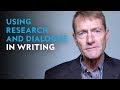 Using dialogue and research in writing | Lee Child Video