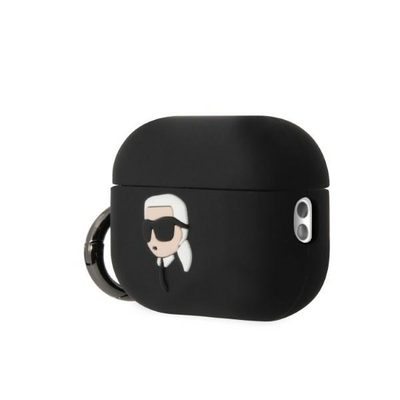 Karl Lagerfeld Karl Head 3D Black - etui Airpods Pro 2Gen