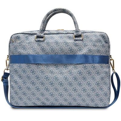 Guess 4G Printed Stripes Blue - torba Macbook 15/16&quot;