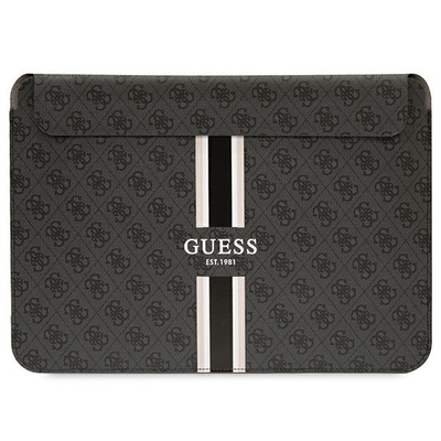 Guess 4G Sleeve With Printed Stripes Black - pokrowiec MacBook 16&quot;