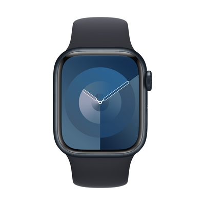 OUTLET Apple Watch Series 9 GPS + Cellular 41mm Midnight Aluminium Case with Midnight Sport Band - M/L - Produkt otwarty - rękojmia ograniczona do 1 roku