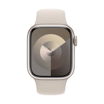 Apple Watch Series 9 GPS + Cellular 41mm Starlight Aluminium Case with Starlight Sport Band - S/M - Produkt otwarty - rękojmia ograniczona do 1 roku