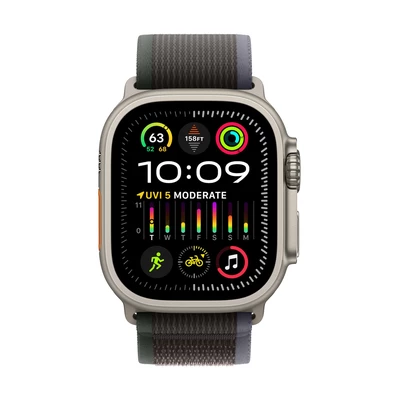 Apple Watch Ultra 2 GPS + Cellular, 49mm Titanium Case with Blue/Black Trail Loop - M/L - Produkt otwarty - rękojmia ograniczona do 1 roku