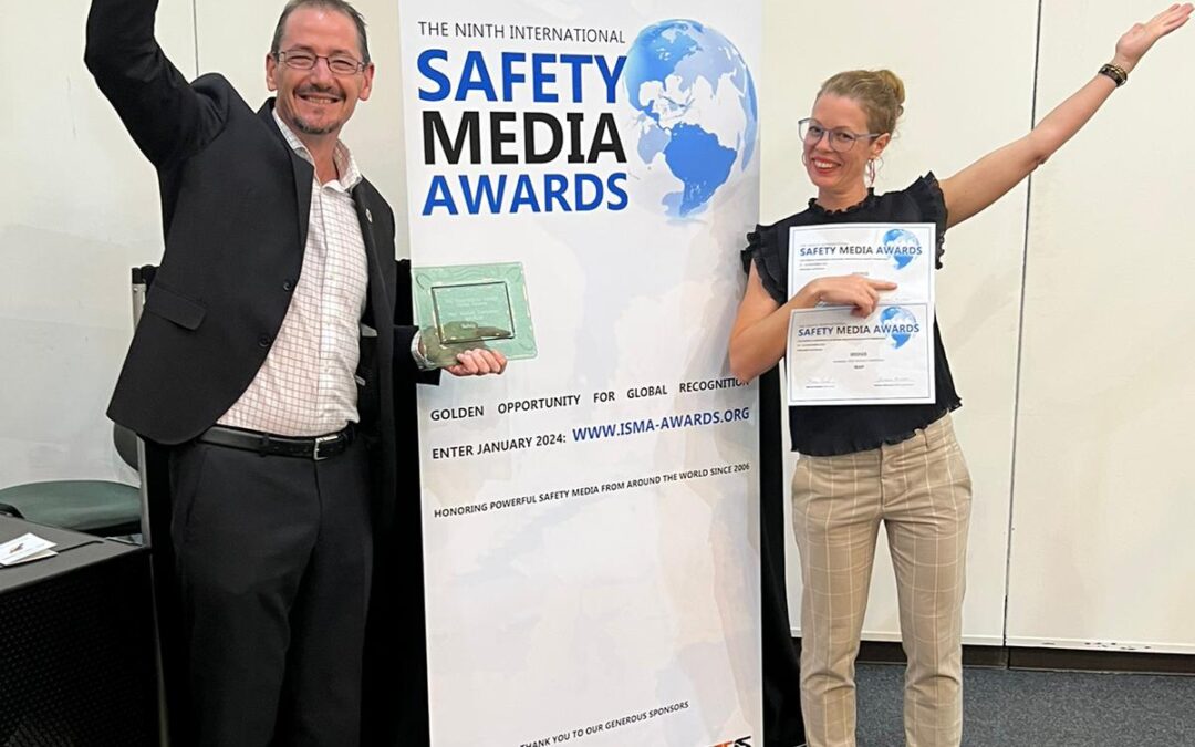 Celebrating Gold, Silver and Bronze and Honorable mentions at the International Safety Media Awards 2022!