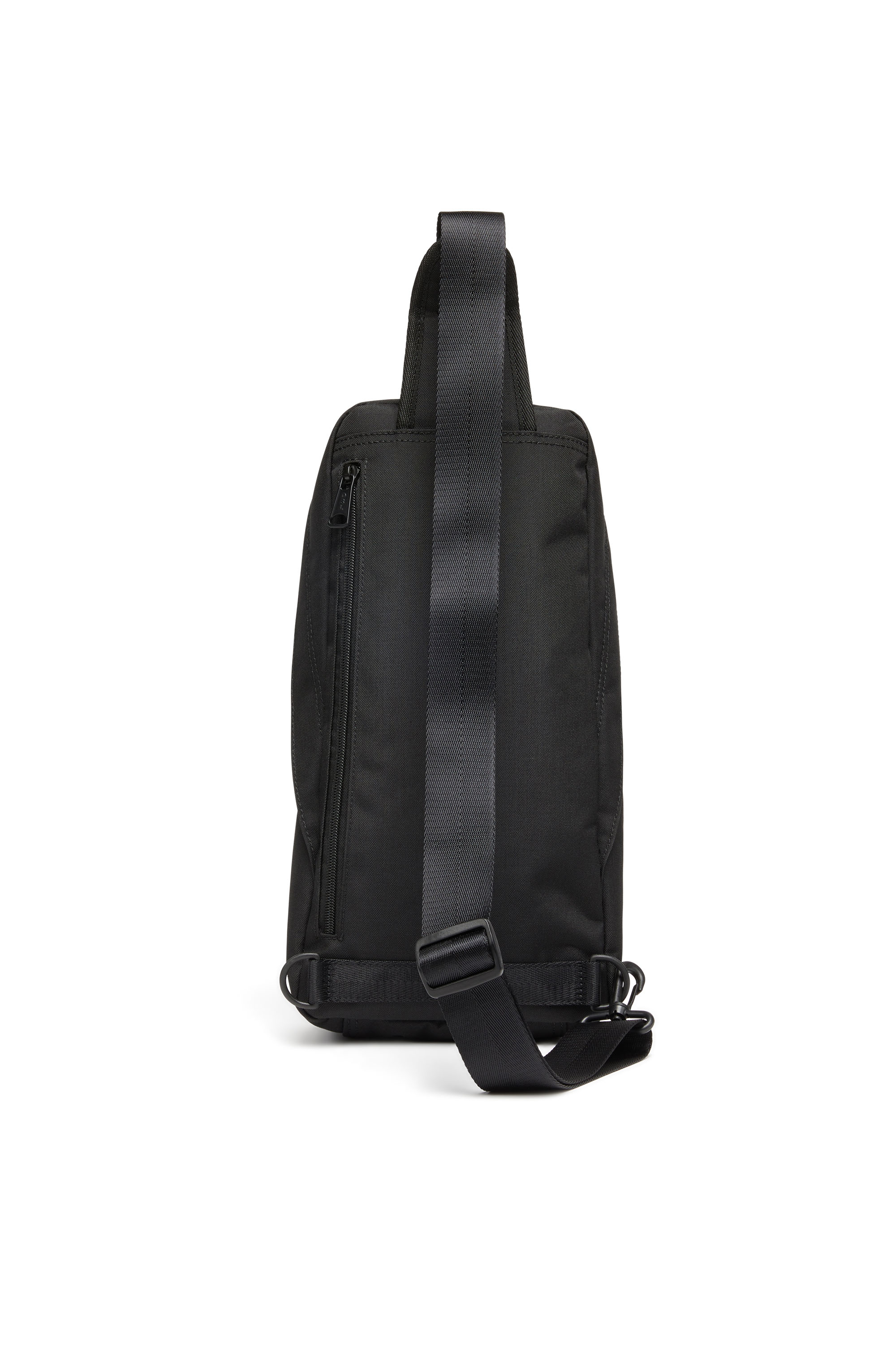 Diesel - D-BSC SLING BAG X, Unisex D-Bsc-Sling backpack in heavy-duty shell in Black - Image 2
