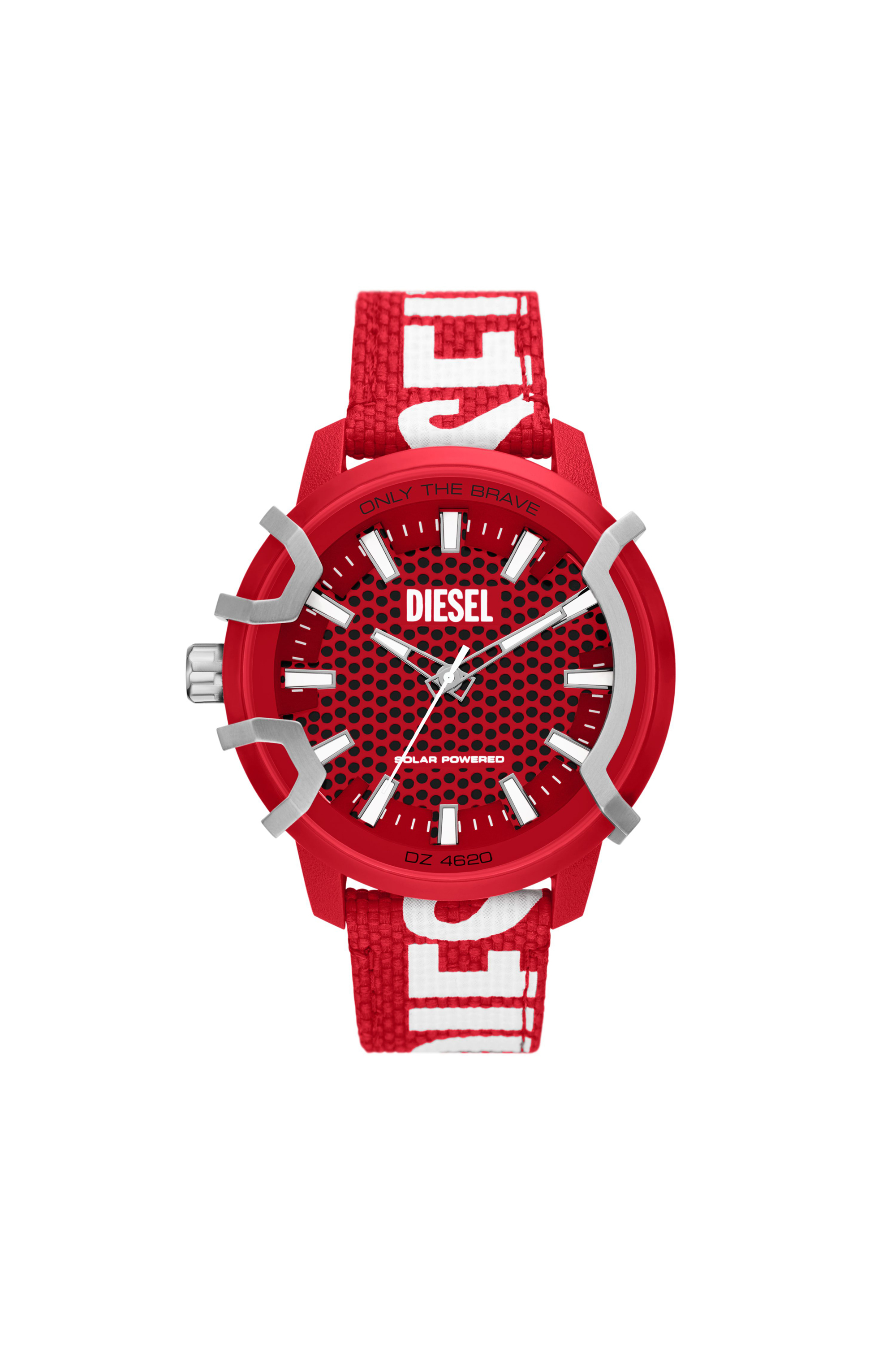 Diesel - DZ4620, Man Griffed Solar Red watch in Red - Image 1