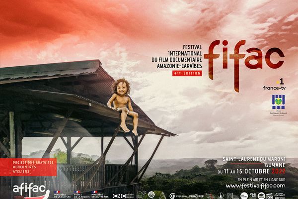 Affiche du Festival International du Film documentaire Amazonie Caraïbes 2022