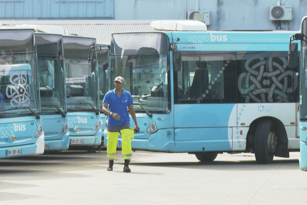Débrayage des conducteurs de bus de la SEMOP Agglo'bus