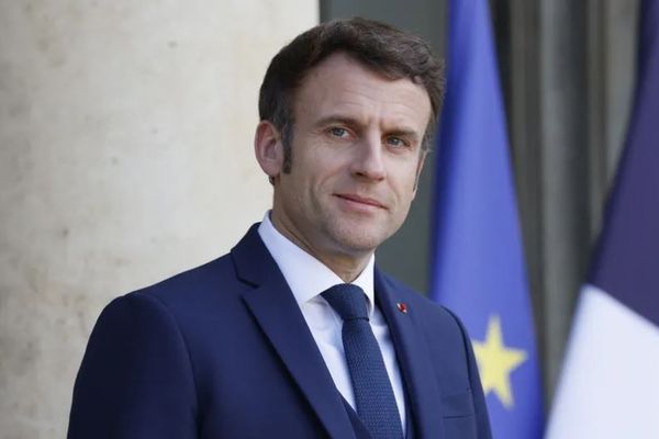 Le président de la République, Emmanuel Macron, le 28 février 2022 à l'Elysée.