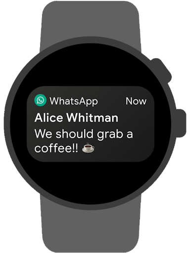 Using WhatsApp for Wear OS to get notifications, read messages and answer calls from a smartwatch.