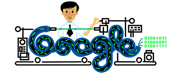 Google Doodle celebrating Chinese-born, British-American physicist and educator Charles K. Kao