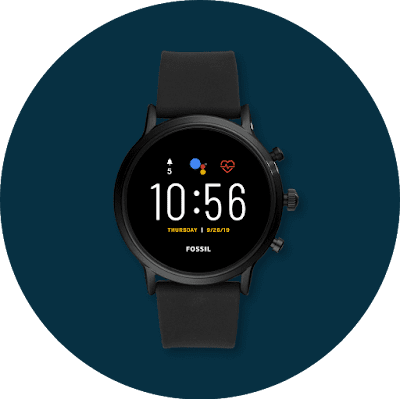 Reloj de Android que ejecuta Wear OS by Google