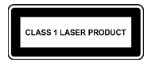 Class 1 laser product