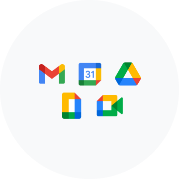 A set of Google Workspace for Education icons