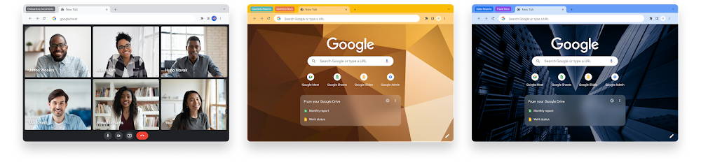 Google Browser windows
