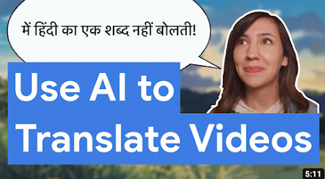 Menyulihsuarakan video dengan AI thumbnail video AI