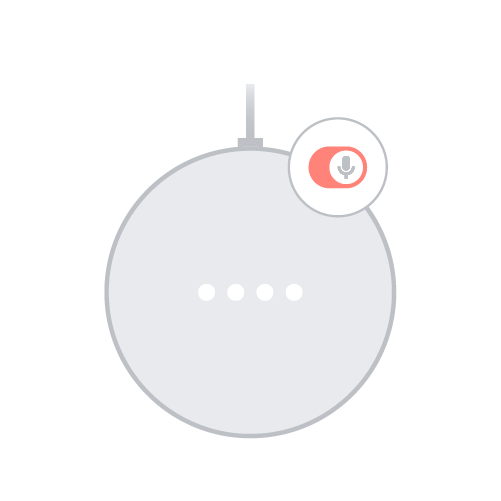 Google Nest Mini mic on-off