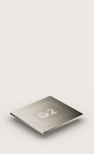 Sleek Google Tensor G2 hardware chip