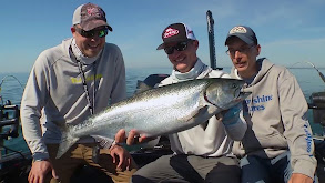 Open Water Trolling for Salmon on Lake Michigan in a Nitro ZV20 thumbnail