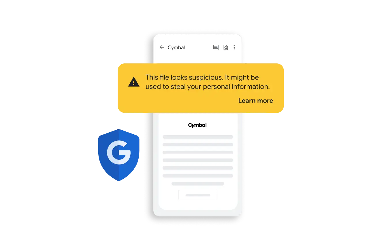 Google Workspace Security Message alerting users to be careful because of an issue seen elsewhere