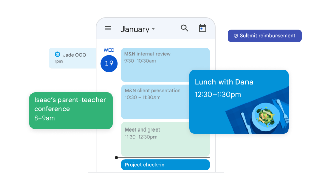 Manage work, personal life, and everything in between with Google Calendar