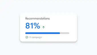UI shows recommendations and optimisation score increase.