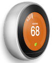 Nest thermostat heating with silver ring