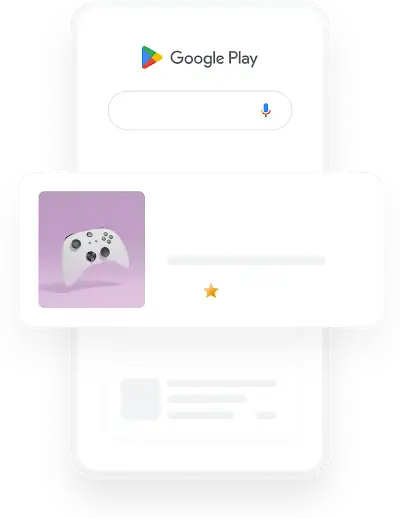 ตัวอย่างโฆษณาที่แสดงแอปเกมบน Google Play