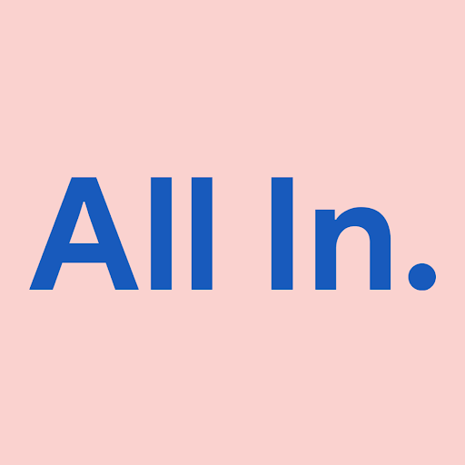 Logo gráfico de All In, el manual de marketing inclusivo de Google