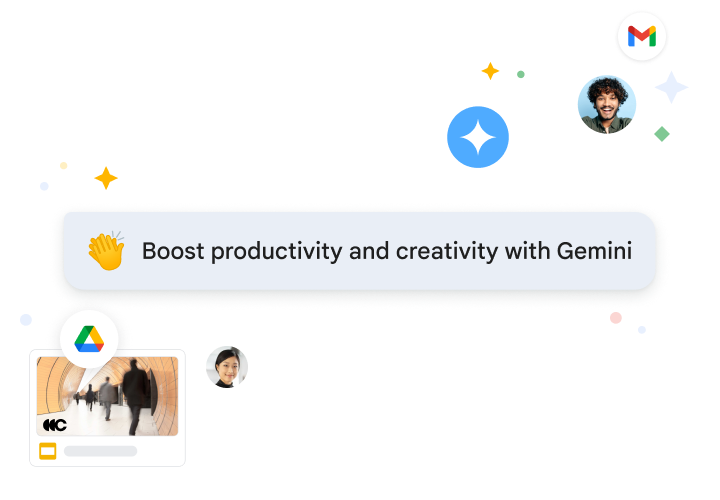 Gemini cho Workspace tóm tắt các email và gợi ý thư trả lời trong Gmail để giúp bạn gia tăng năng suất.