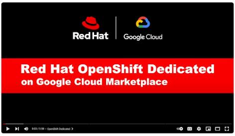 立即开始使用 Google Cloud Marketplace 上的 OpenShift Dedicated
