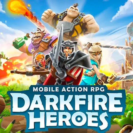 Characters from Darkfire Heroes, a Rovio mobile action role-playing game