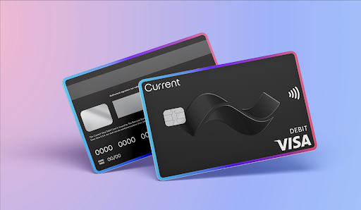 Current (the company) Visa credit cards