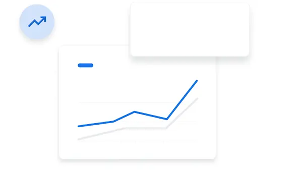 Gráfico donde se muestra el aumento de interés de búsqueda a lo largo del tiempo y el aumento de clics correspondiente