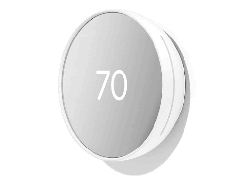 The Nest Thermostat hand temperature change animation