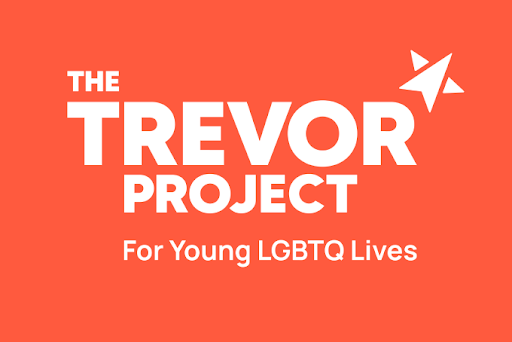 The Trevor Project logo and tag line: for Young LGBTQ Lives
