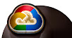 Illuminated Google Cloud logo