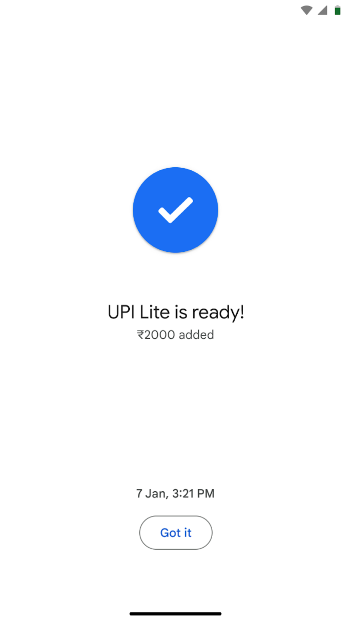UPI Lite is ready