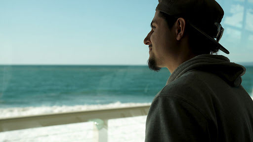 Daniel DeLeon at the Monterey Bay Research Institute looking out at the ocean