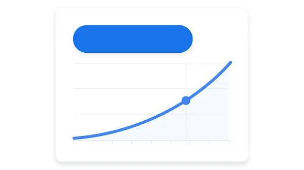 Grafico che mostra un aumento delle conversioni.