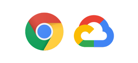 Icons for Google Chrome and Google Cloud Search