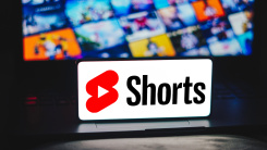 Shorts logo on phone