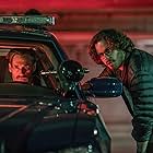 Jon Hamm and Edgar Wright in Baby Driver (2017)