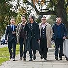 Paddy Considine, Martin Freeman, Nick Frost, Eddie Marsan, and Simon Pegg in The World's End (2013)