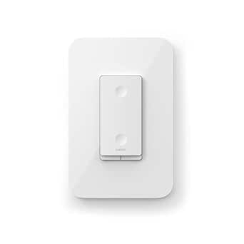 Wemo Smart Dimmer Light Switch with Thread - Smart Switch for Apple HomeKit - Smart Dimmer Switch - Smart Light Switch Dimmer - Smart Home Switches - HomeKit Light Switch - Neutral Wire Not Required